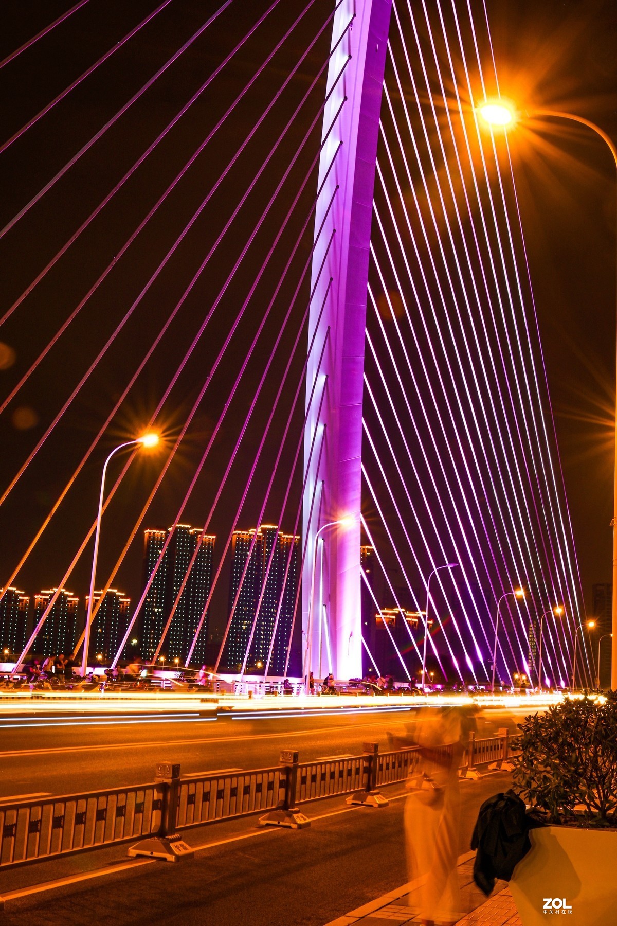 浐灞夜拍彩虹桥