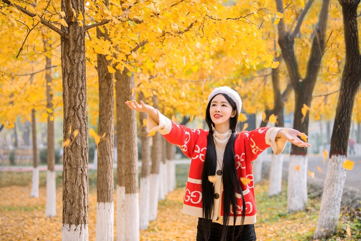 【梦幻美拍】秋色童话*银杏少女