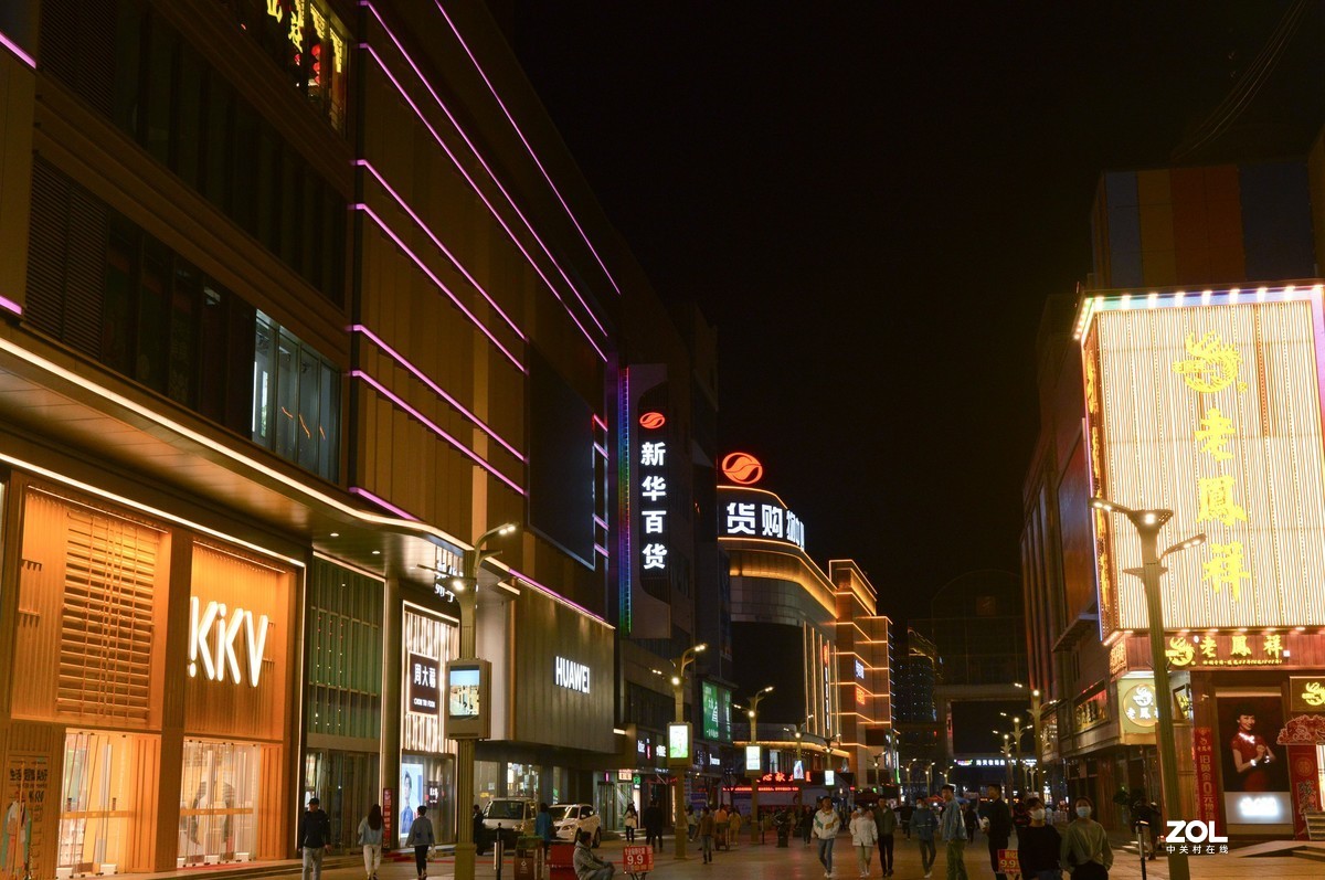 旅游银川街拍夜景