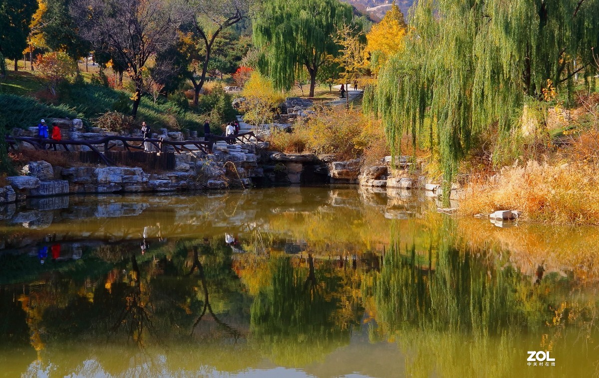 西山森林公园红叶谷