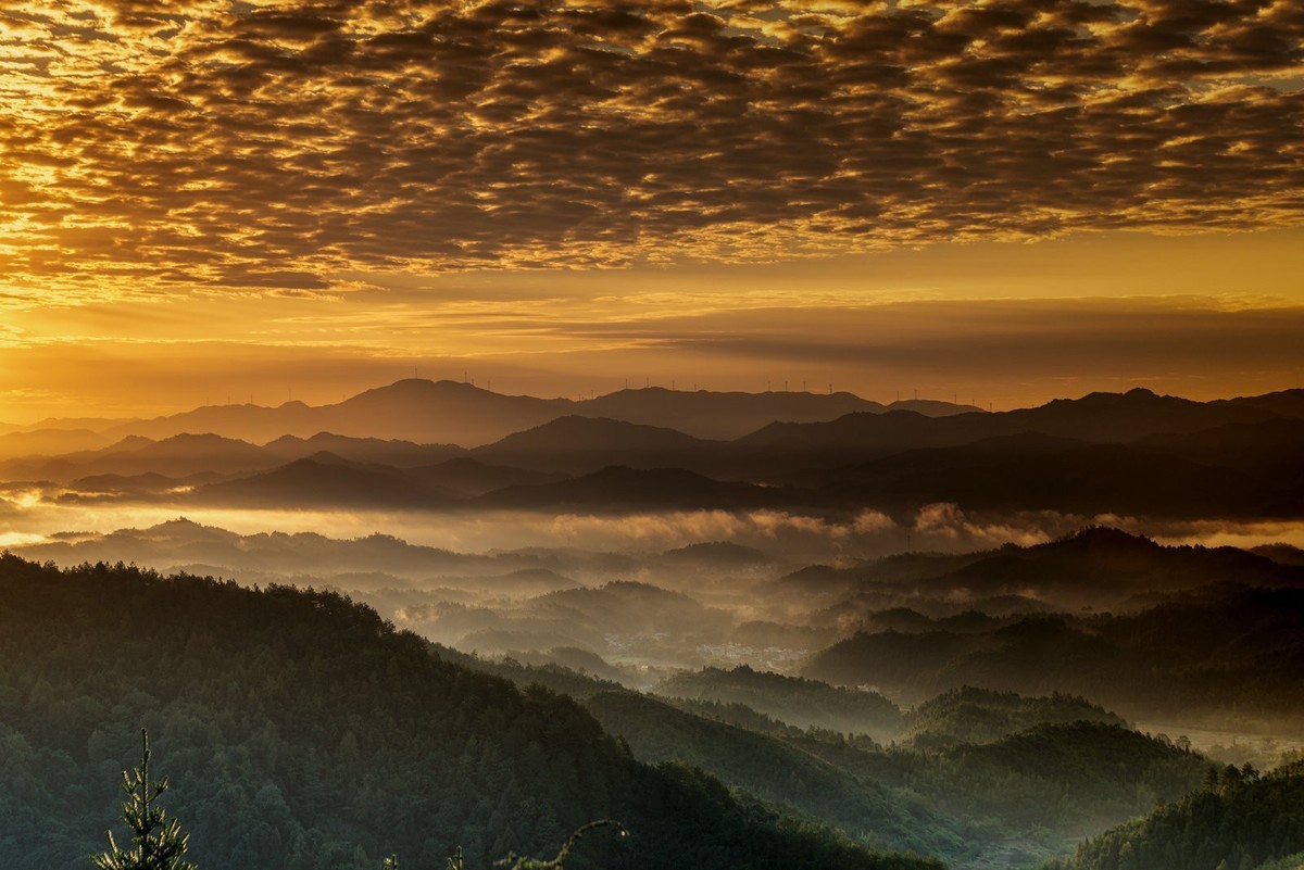 韶关南雄自驾浪游拙作--军营寨日出