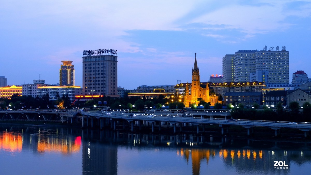 吉林市旅游，夜景留影