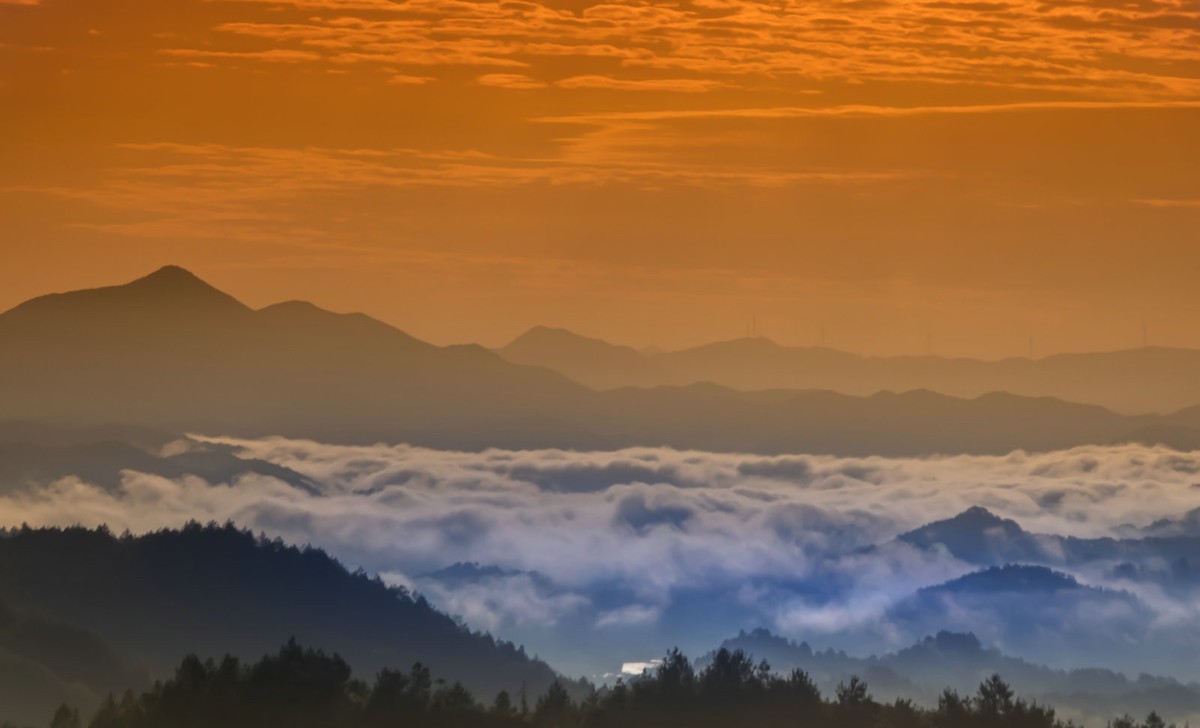 韶关南雄自驾浪游拙作--军营寨日出