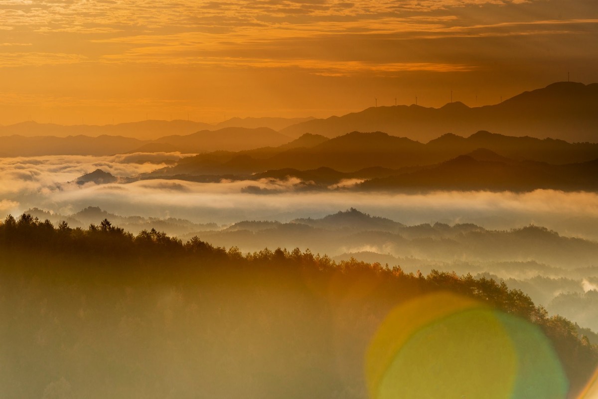 韶关南雄自驾浪游拙作--军营寨日出
