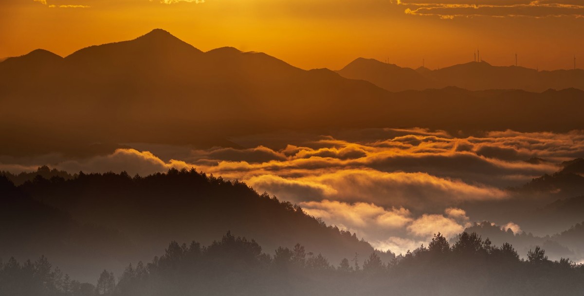 韶关南雄自驾浪游拙作--军营寨日出