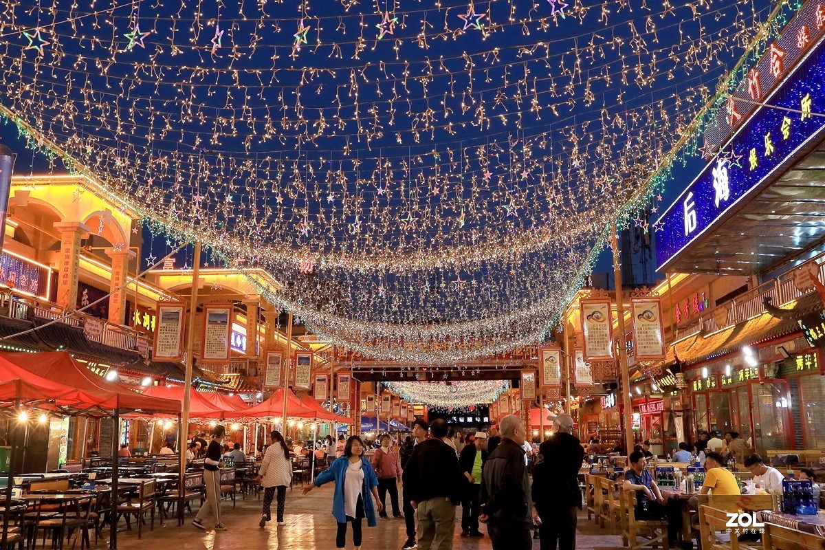 宁夏风光(9)—沙漠水城"中卫"向阳街灯光夜市