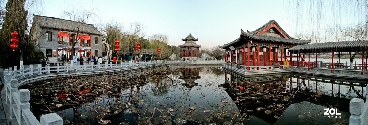 明湖——早春景色