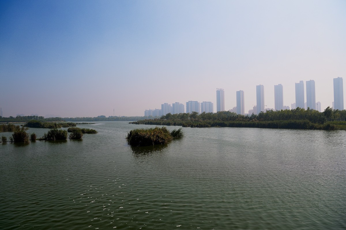 山东海阳云顶山和城市湿地公园