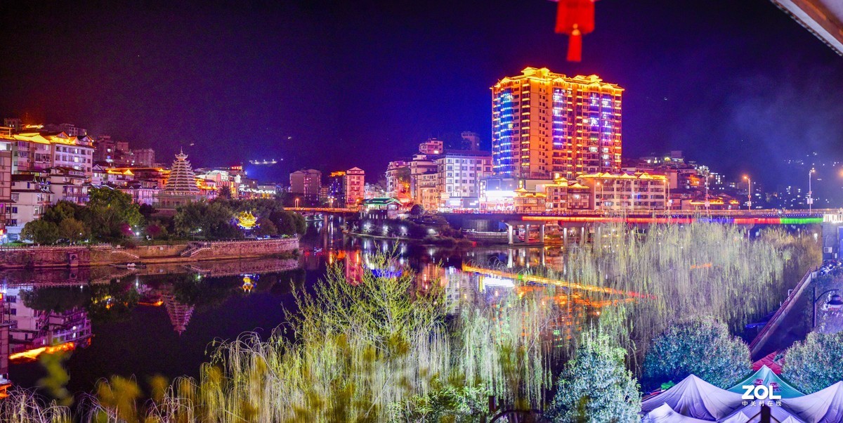 桂林龙胜夜景图片