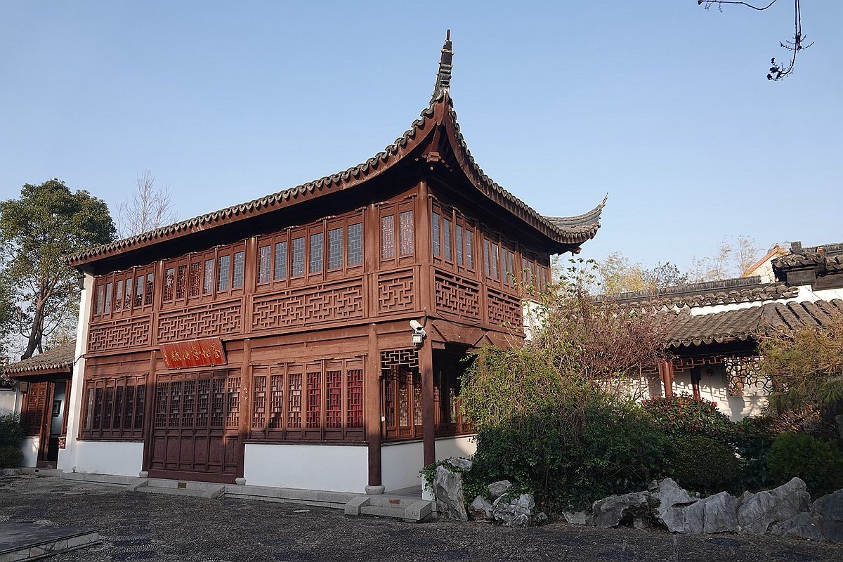 老一辈电影明星秦怡艺术馆随拍