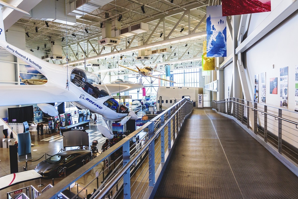 加拿大美国游记060西雅图波音飞机工厂