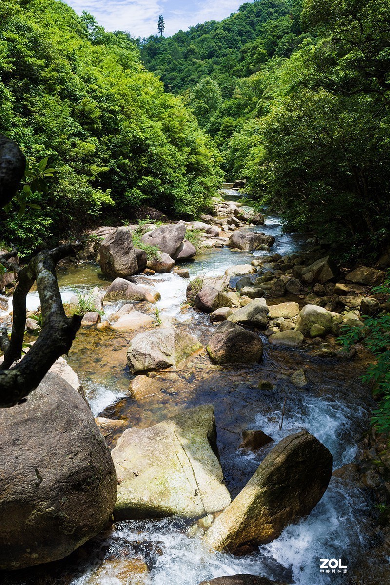 浙江天台山石樑景區上