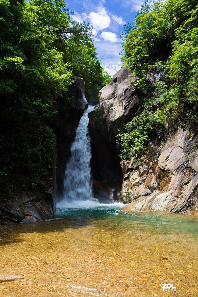 浙江天台山石梁景区上