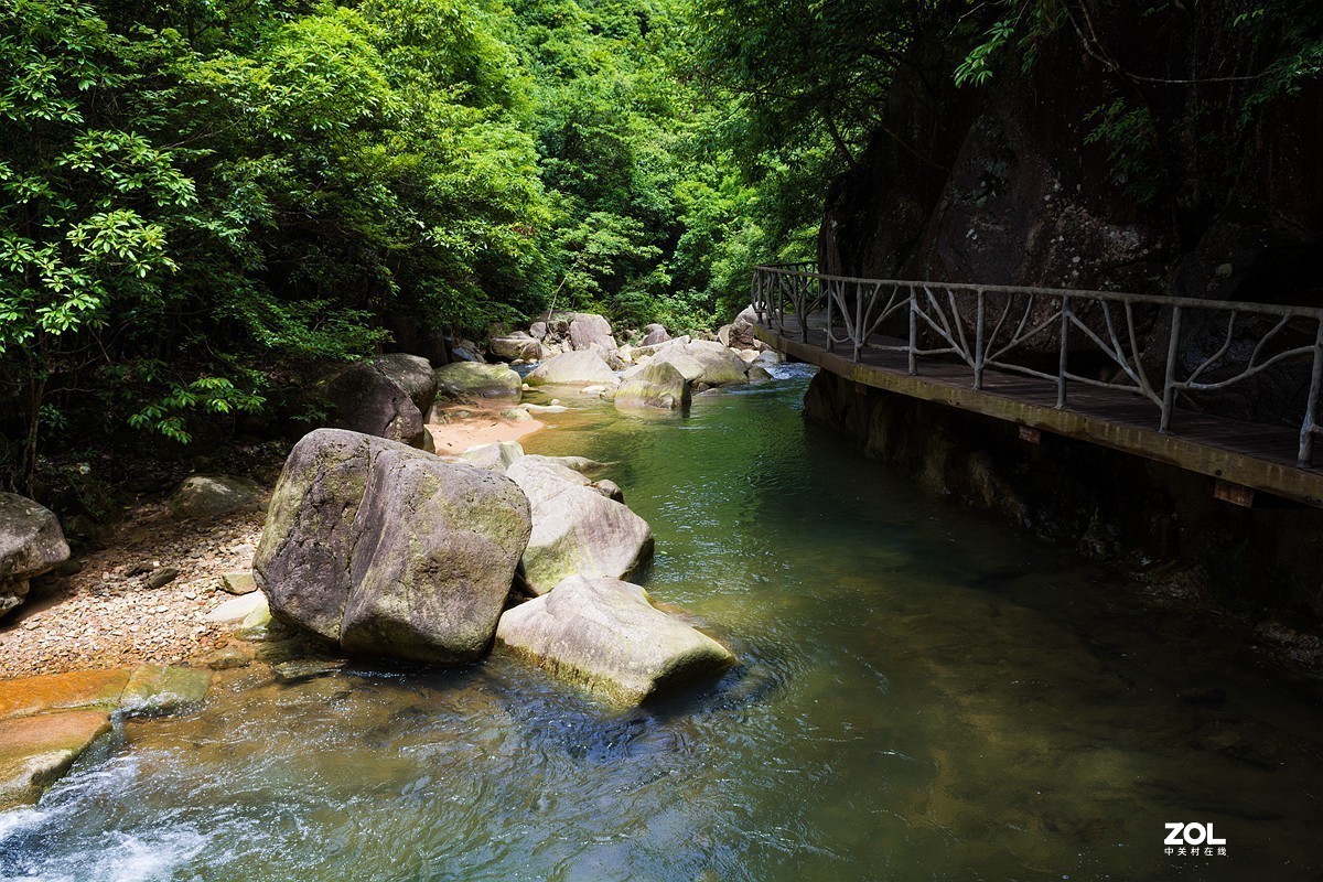 浙江天台山石梁景区上