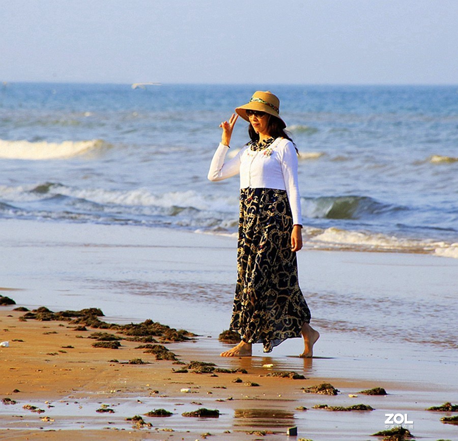 165寿星老海南游摄日记210120海南临髙县长岛兰湾海滨抓拍美女靓影