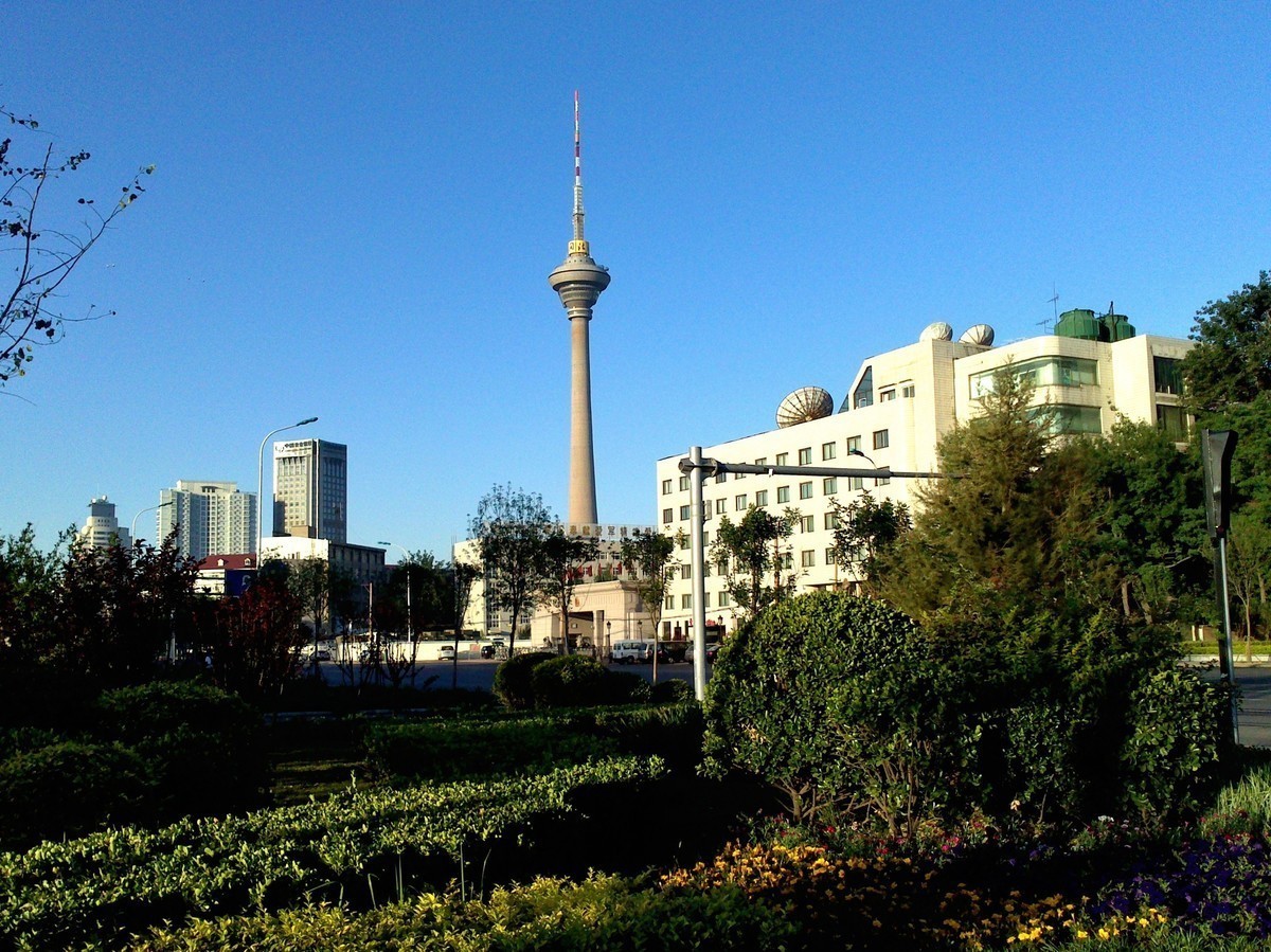 电视塔，青海湖，南浔美景