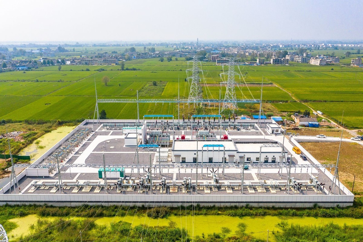 阜阳地区“十四五”首个220千伏变电站竣工投产