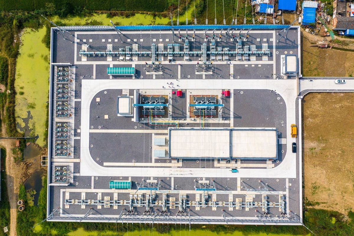 阜阳地区“十四五”首个220千伏变电站竣工投产