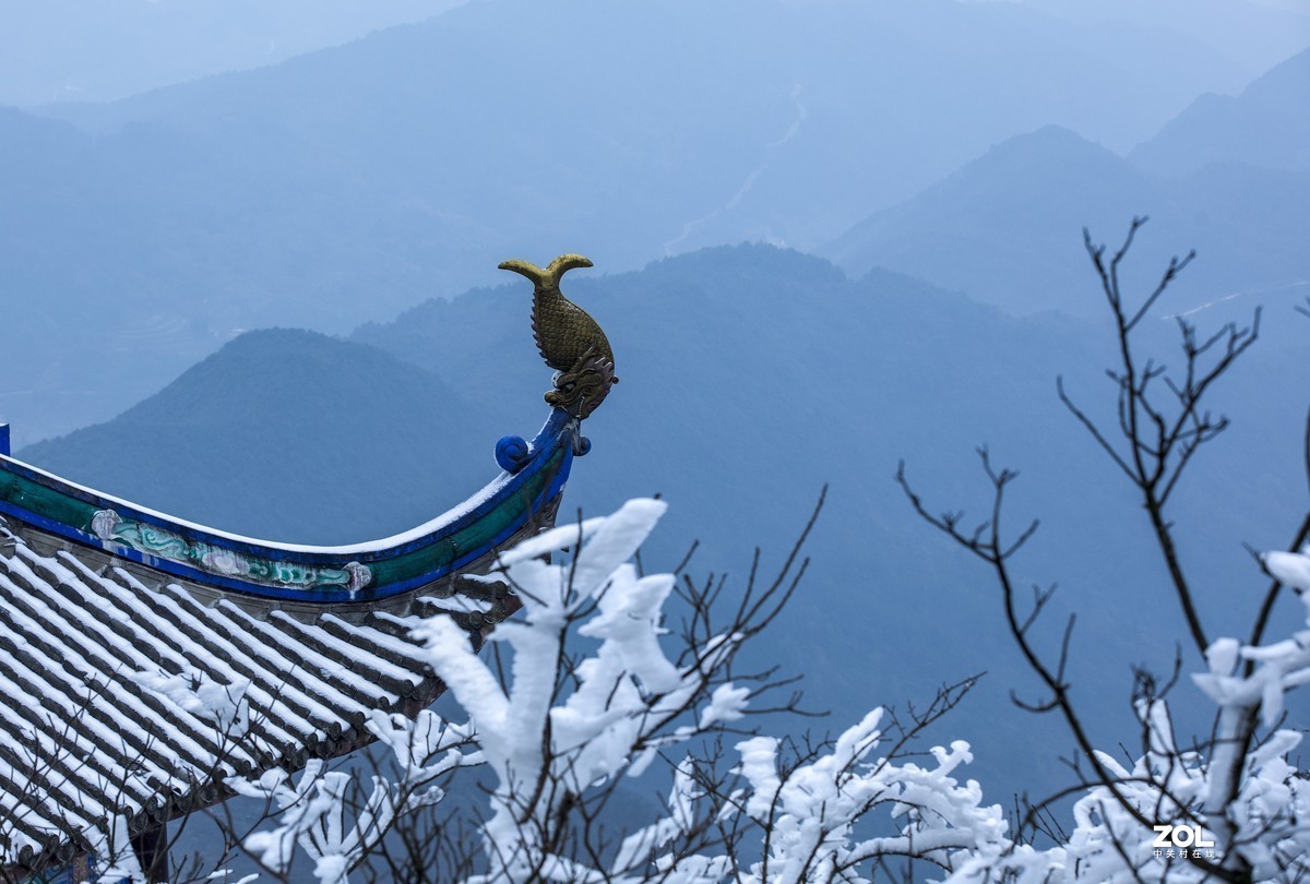 華鎣山寶鼎雪景