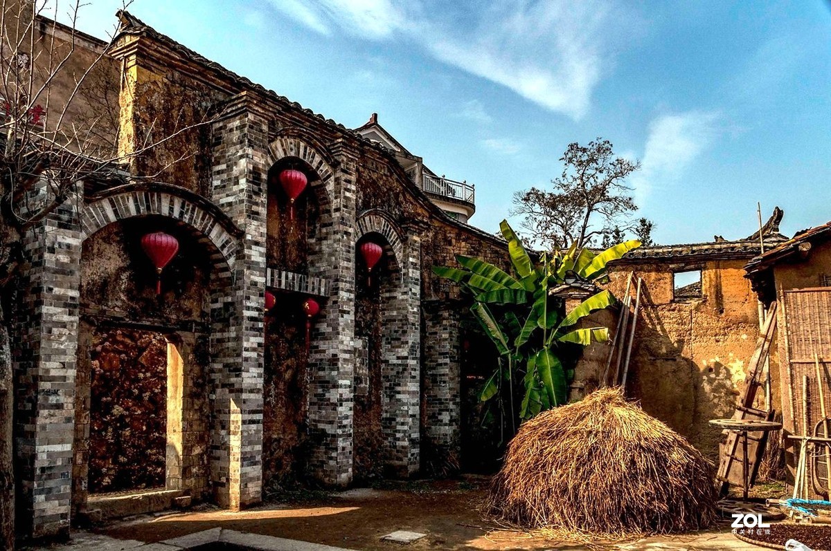 缙云县河阳古民居特色砖房