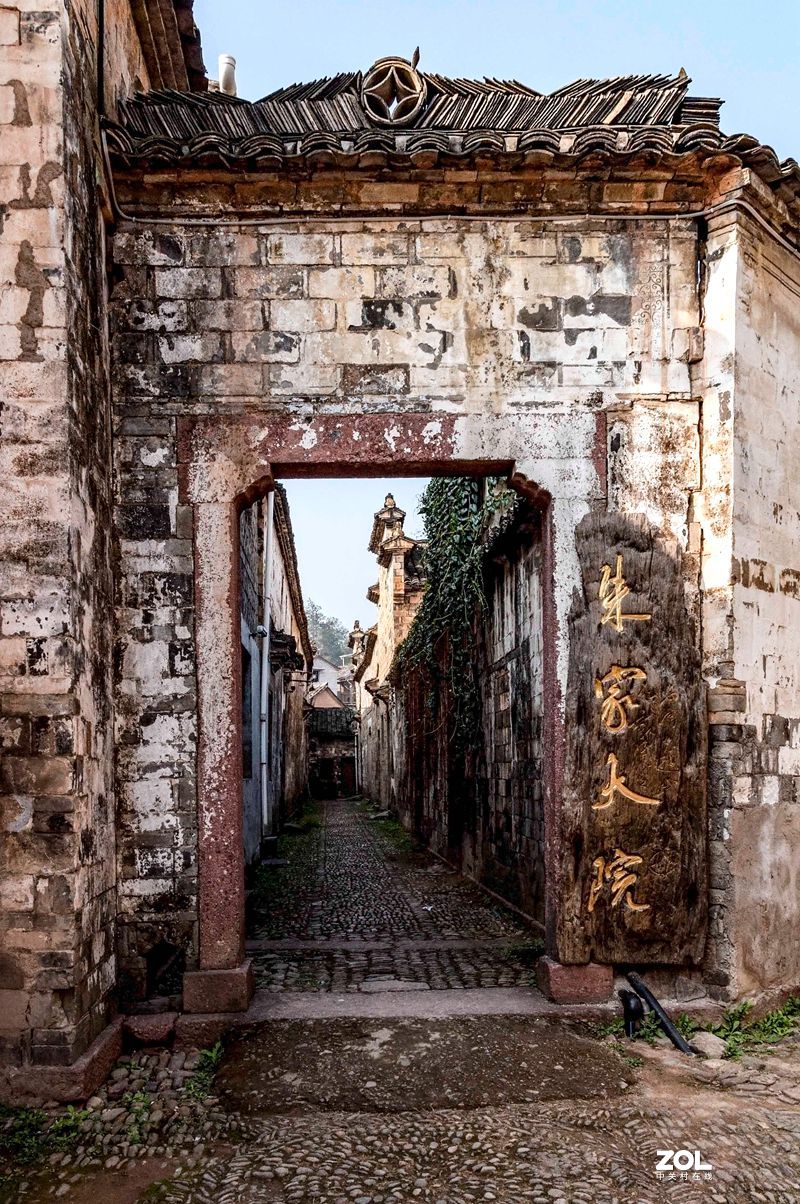 缙云县河阳古民居特色砖房