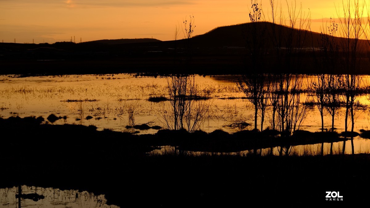 鄂伦春【嘉园外湿地晚霞】{2}
