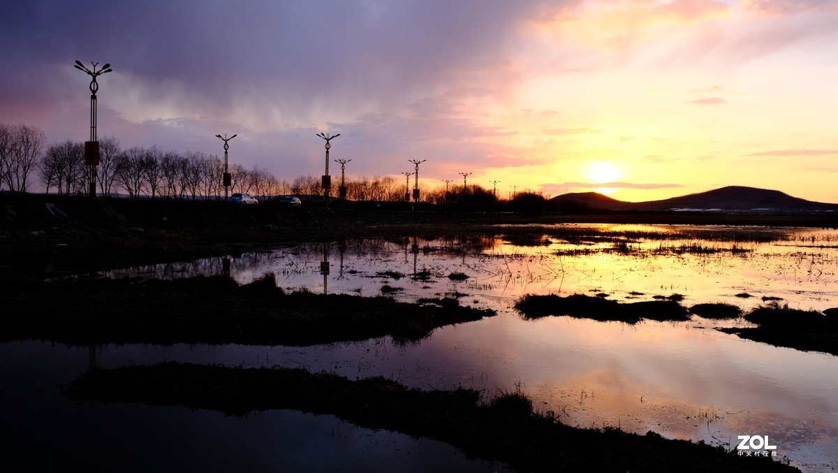 鄂伦春【嘉园外湿地晚霞】{2}