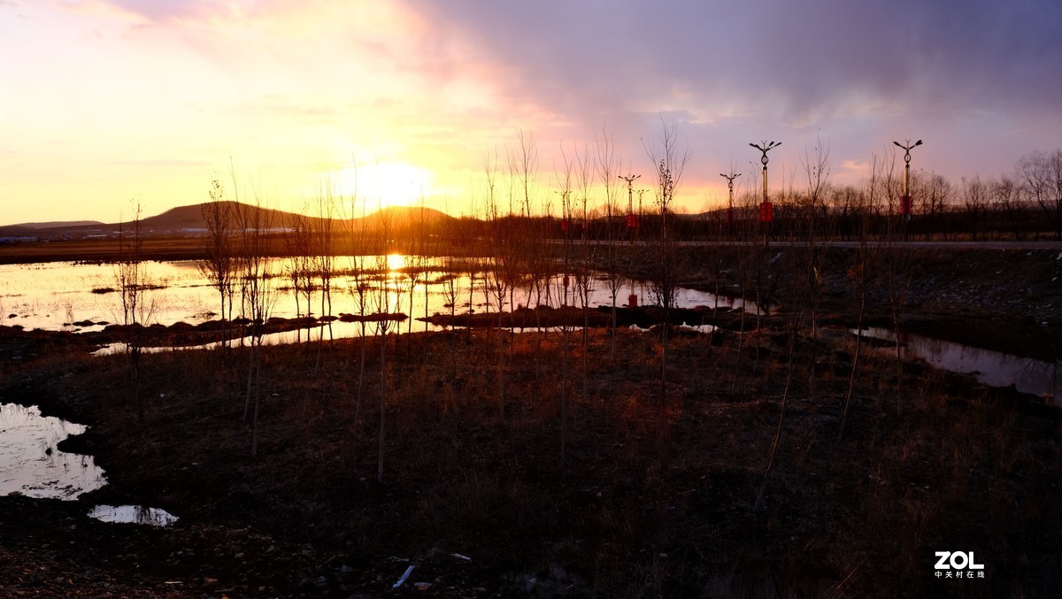 鄂伦春【嘉园外湿地晚霞】{2}