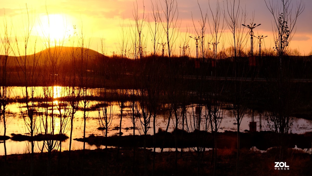 鄂伦春【嘉园外湿地晚霞】{2}