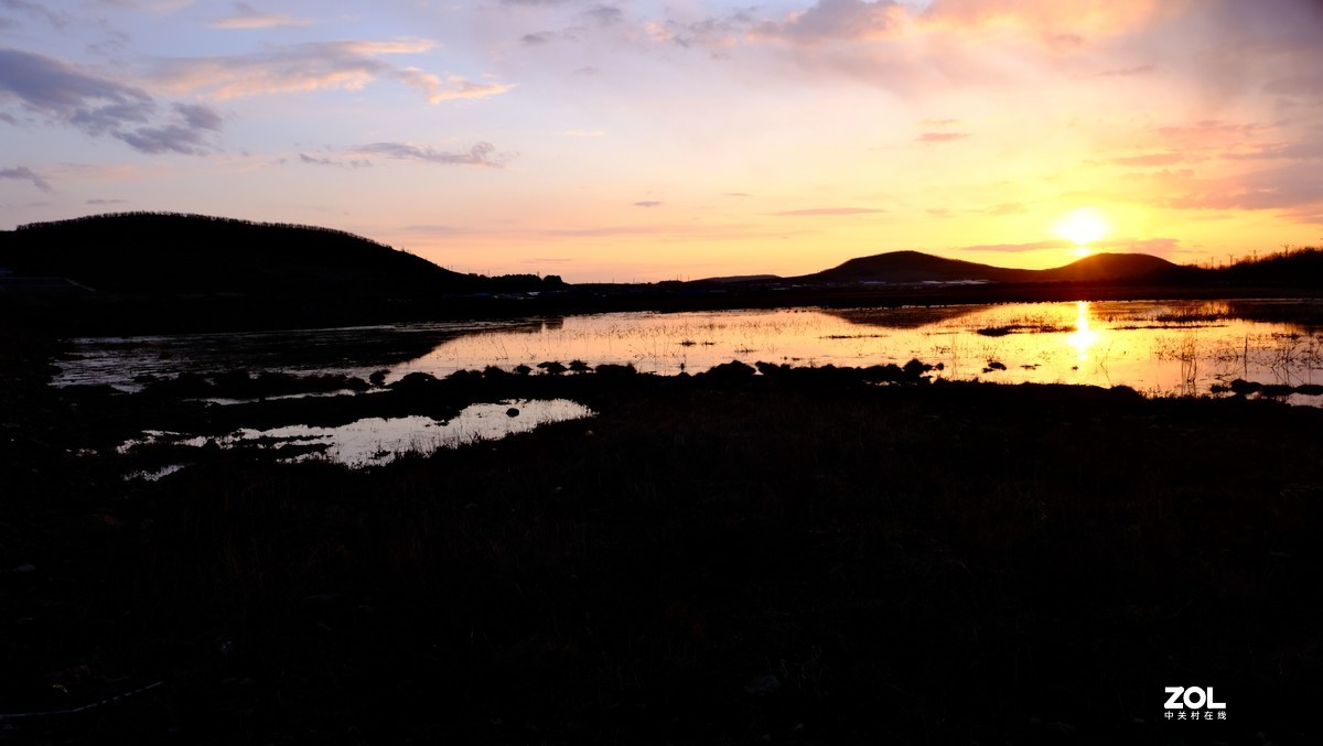 鄂伦春【嘉园外湿地晚霞】{2}