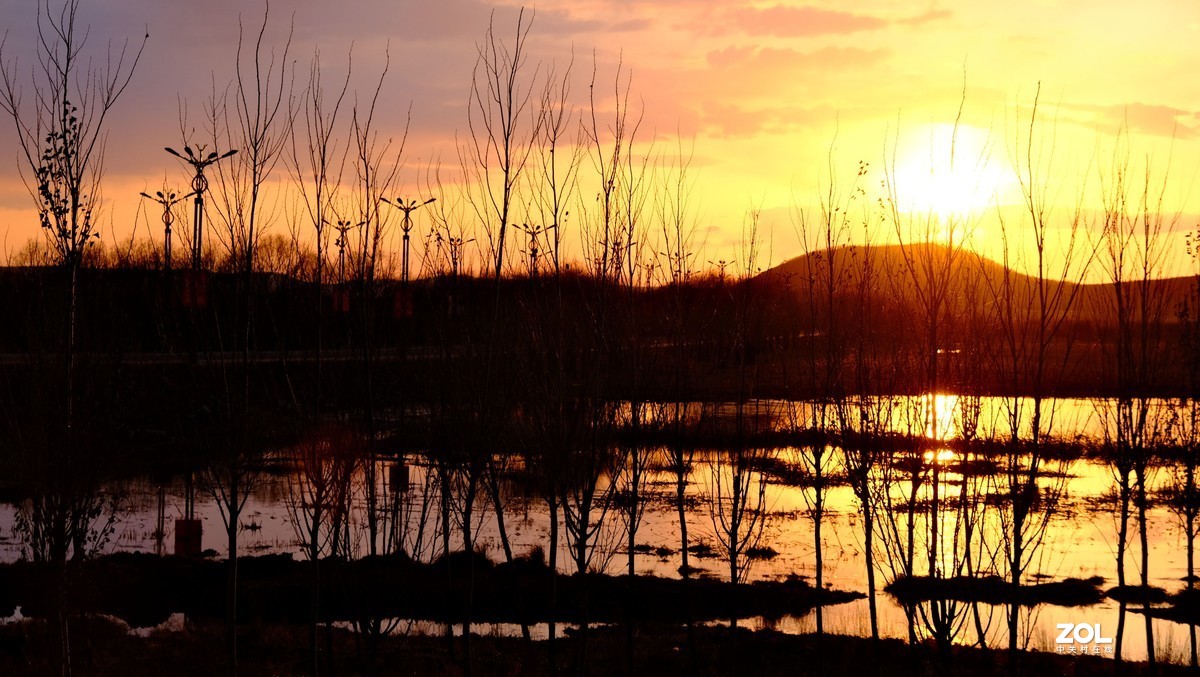 鄂伦春【嘉园外湿地晚霞】{2}