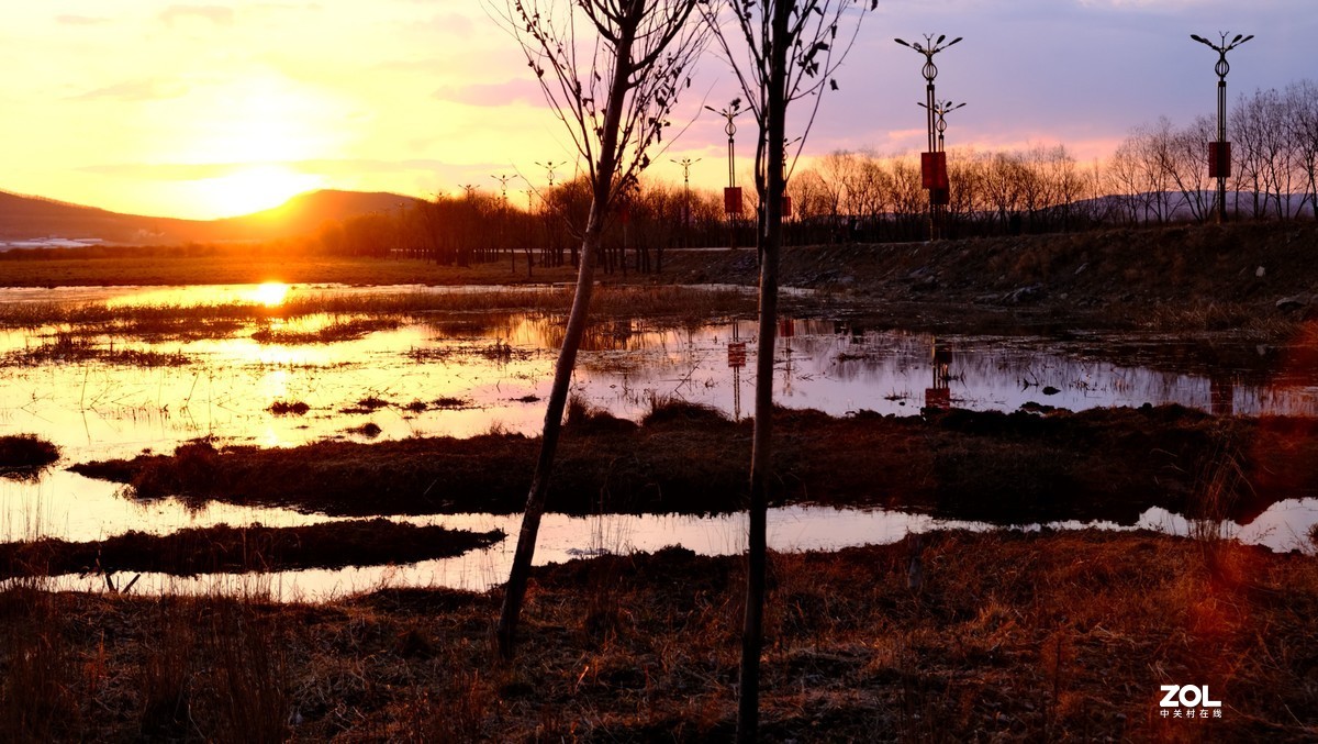 鄂伦春【嘉园外湿地晚霞】{2}