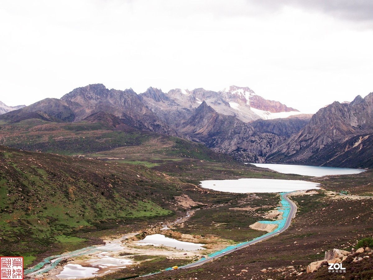 行摄川藏318线理塘海子山景下