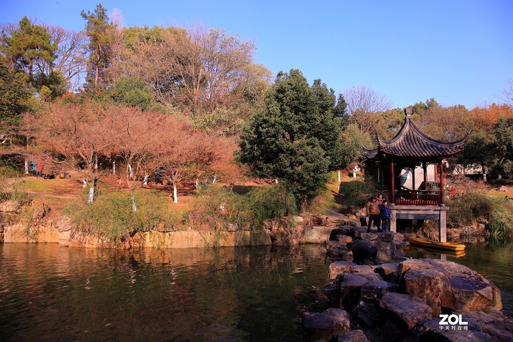 苏州常熟虞山公园的秋色