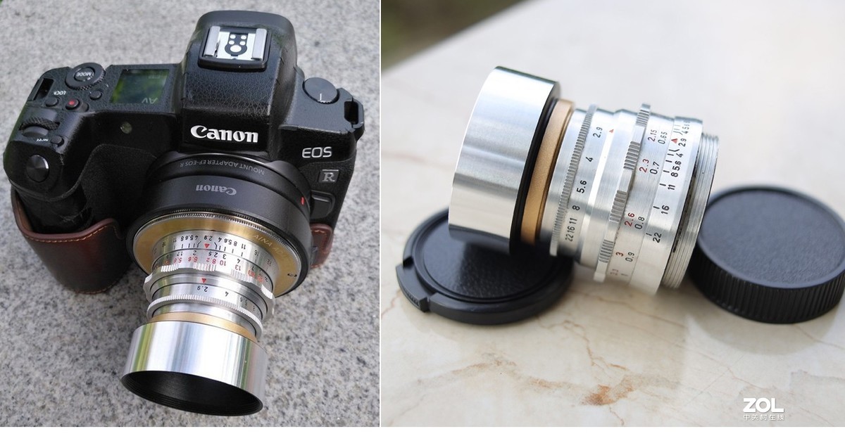 EOS R转接德国老镜头 梅耶50 f2.9泡泡焦外
