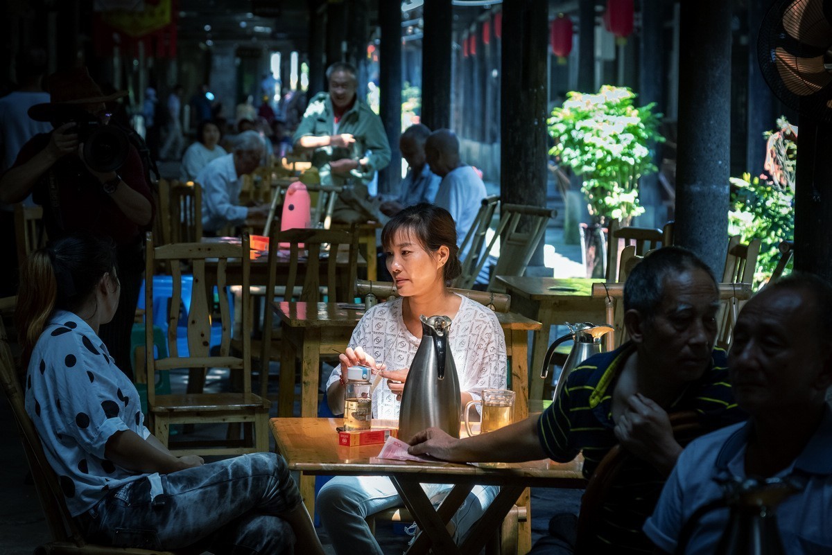 观罗城茶馆、看人生百态