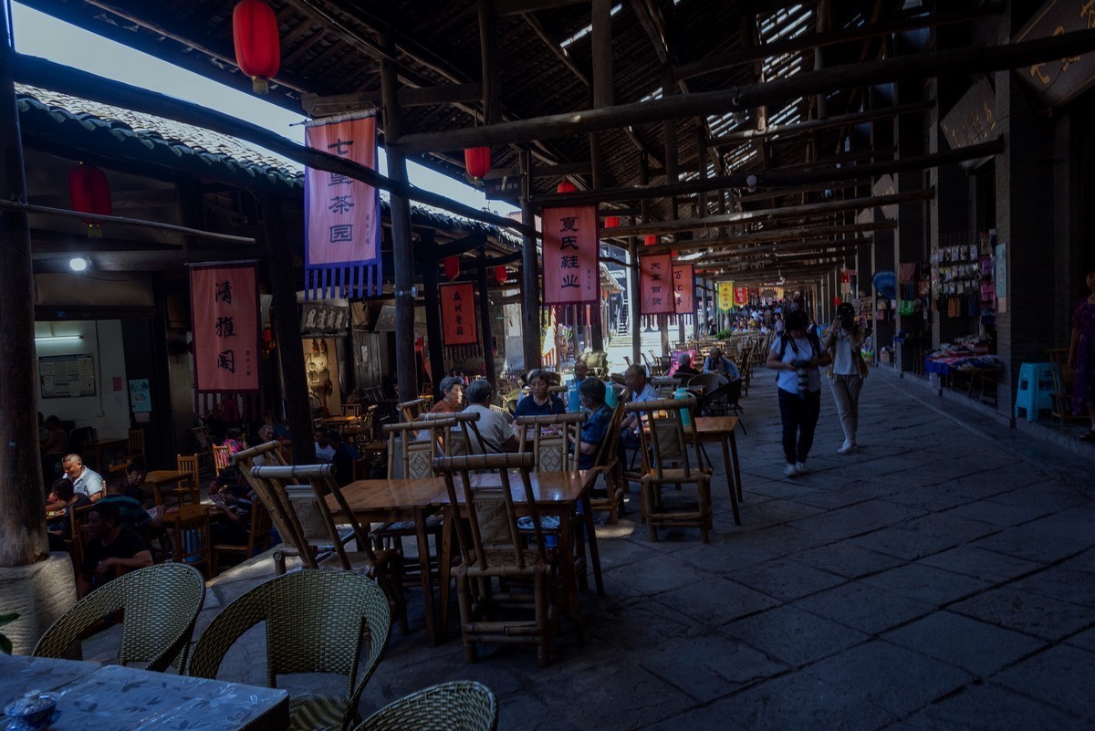 观罗城茶馆、看人生百态