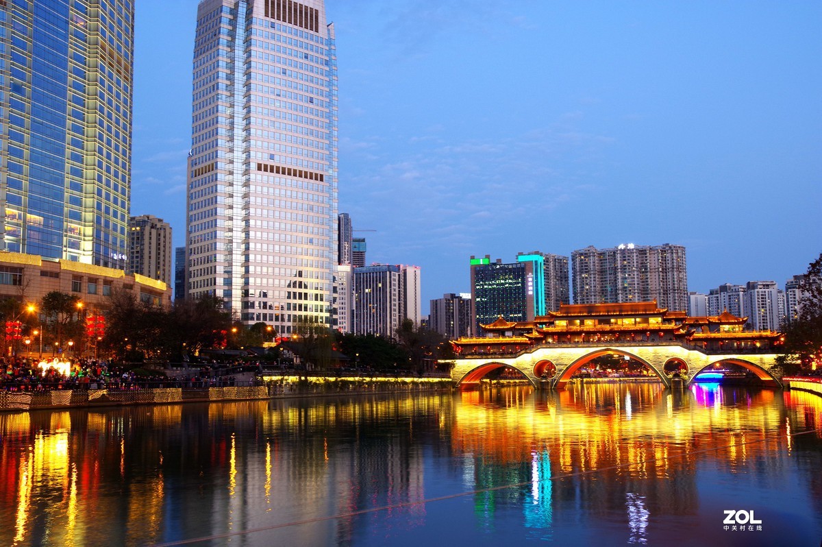 成都合江亭夜景【1】