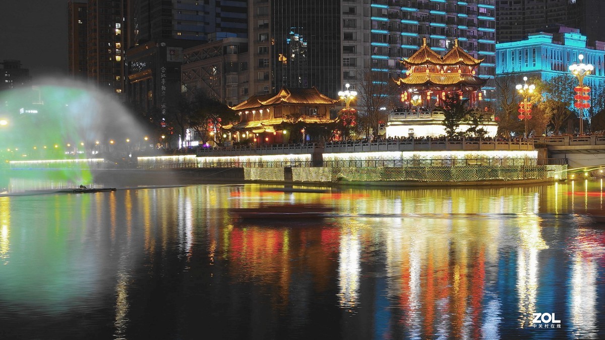 成都合江亭夜景【1】