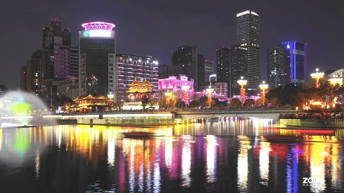 成都合江亭夜景【1】