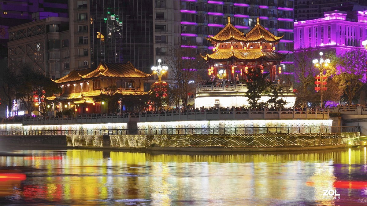 成都合江亭夜景【1】