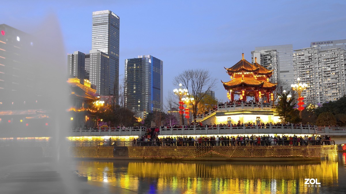 成都合江亭夜景【1】