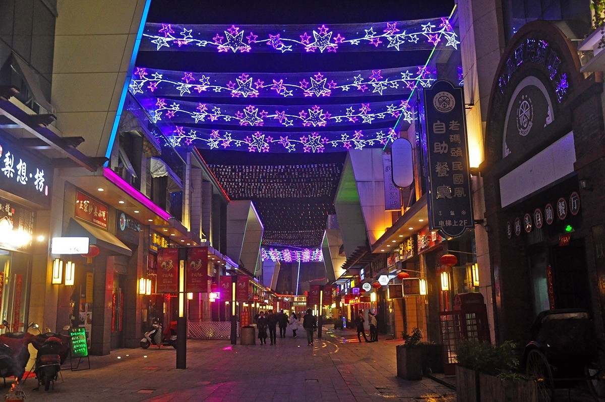 万达广场之夜-中关村在线摄影论坛