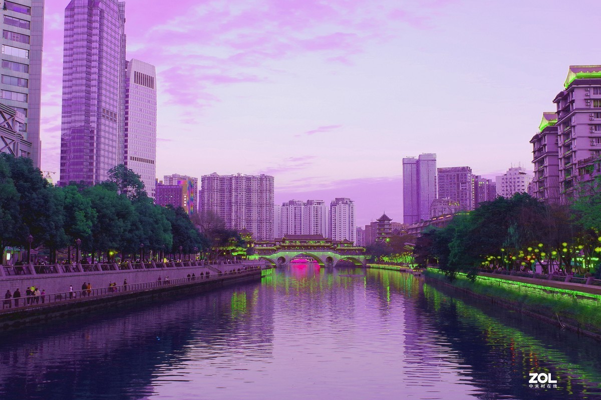 成都合江亭夜景【1】