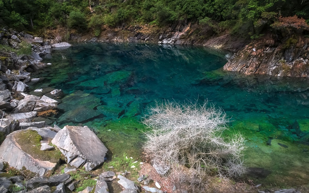 四川茂县松坪沟之墨海