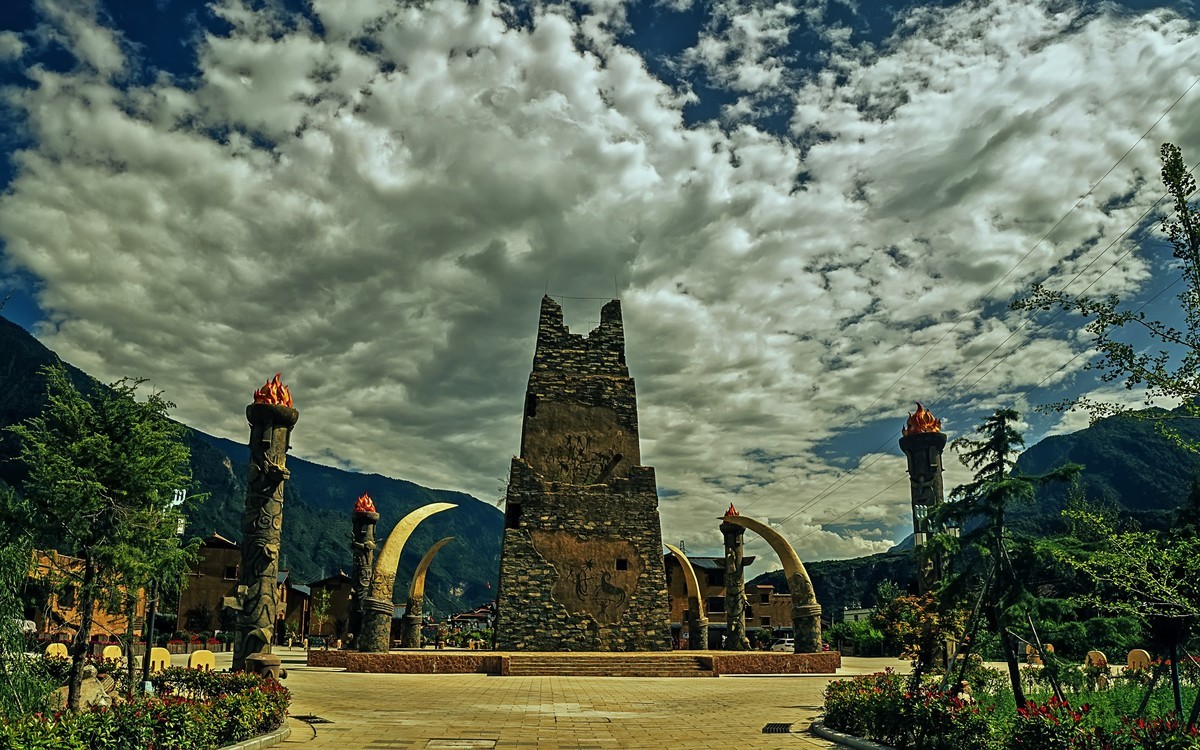 茂县叠溪蚕陵重镇