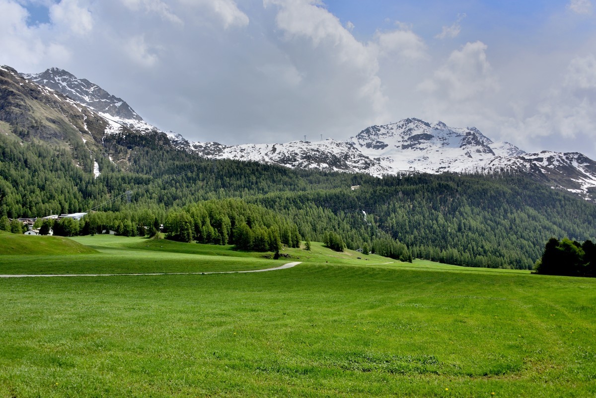 火车环瑞士之旅——徒步席尔瓦普拉纳湖【7】