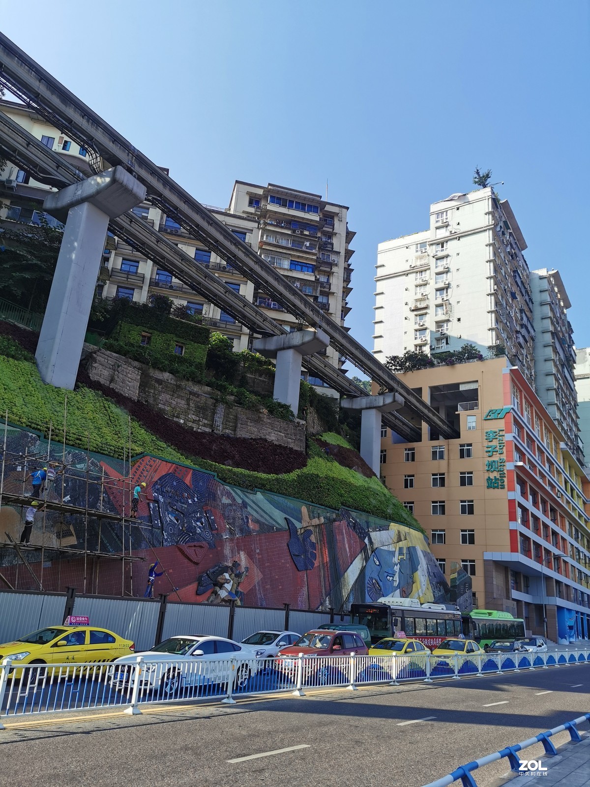 重庆李子坝轻轨站-中关村在线摄影论坛