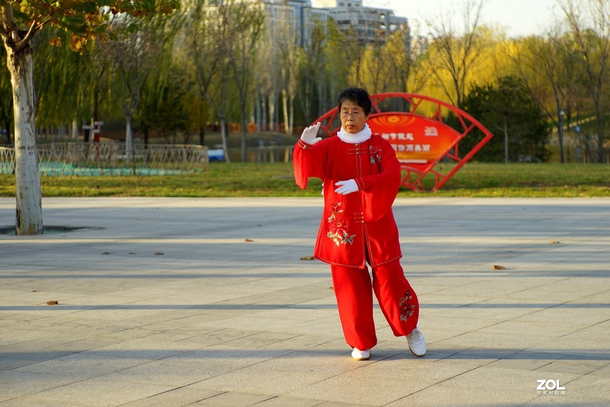 红装阿姨打太极