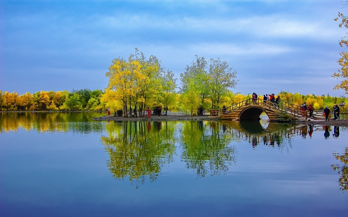 最美的秋天——金塔胡杨